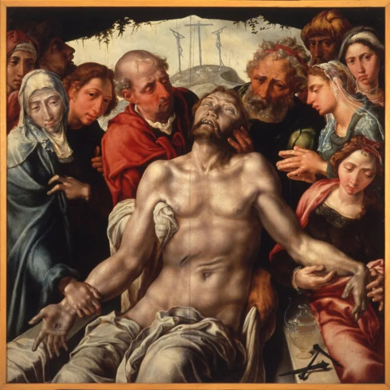 Déposition dans le sépulcre - Maarten van Heemskerck