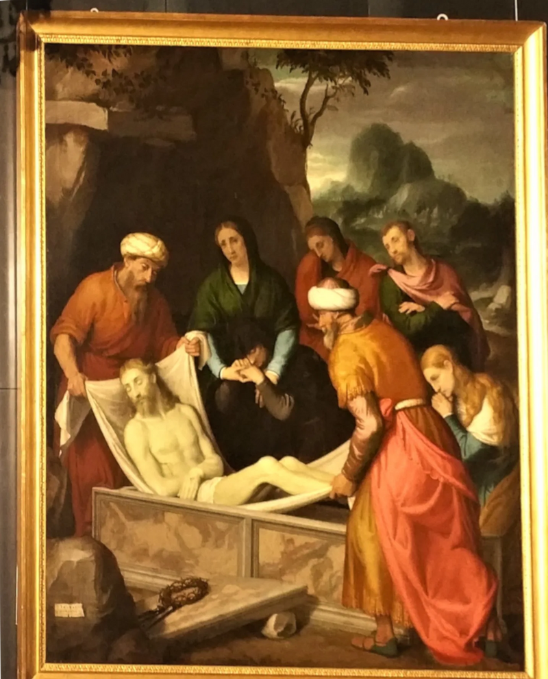 Deposizione di Cristo nella tomba - Giovanni Battista Moroni