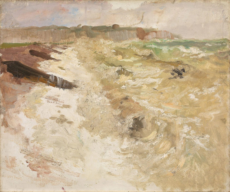 Dalla spiaggia di Dieppe - Frits Thaulow