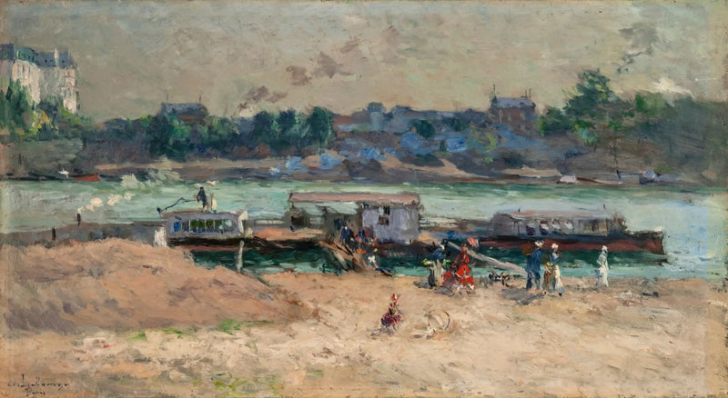 Dalle rive della Senna - Albert Lebourg
