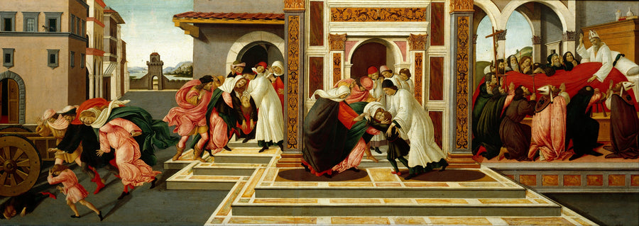 L'Ultimo Miracolo e la Morte di San Zenobio - Sandro Botticelli
