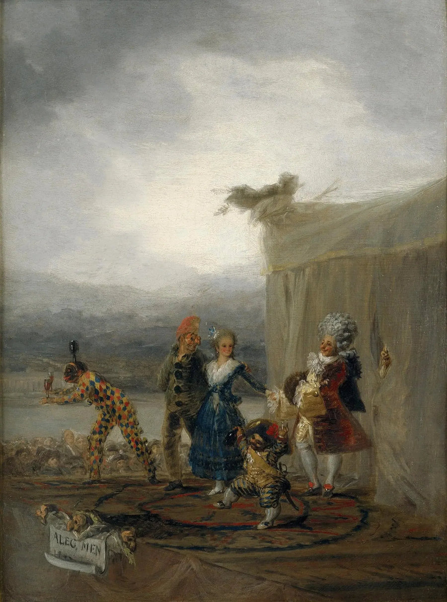 Attori comici ambulanti - Francisco de Goya