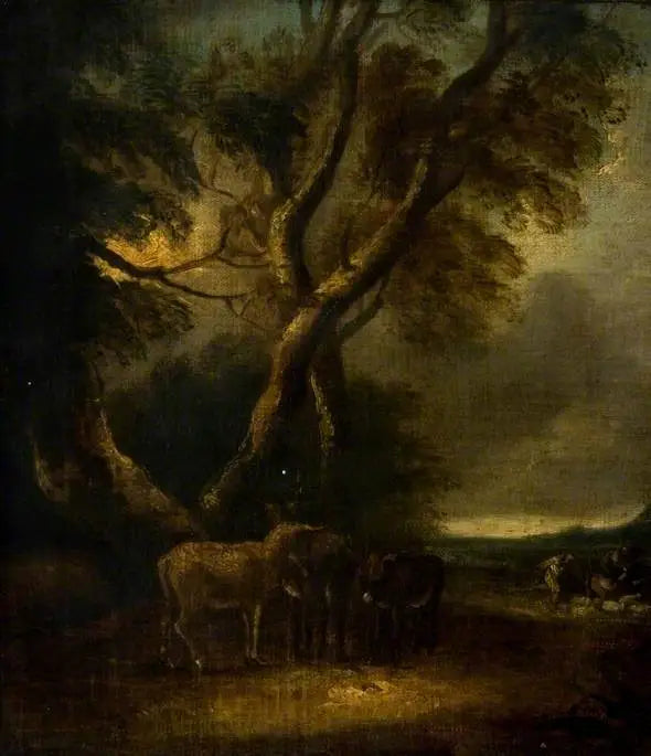 Asini nella tempesta - Thomas Gainsborough