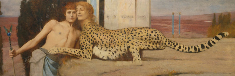 Carezze - Fernand Khnopff