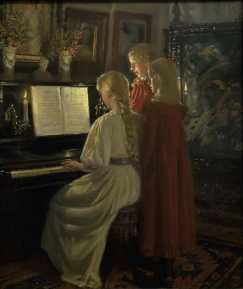 Bambini che cantano - Michael Peter Ancher