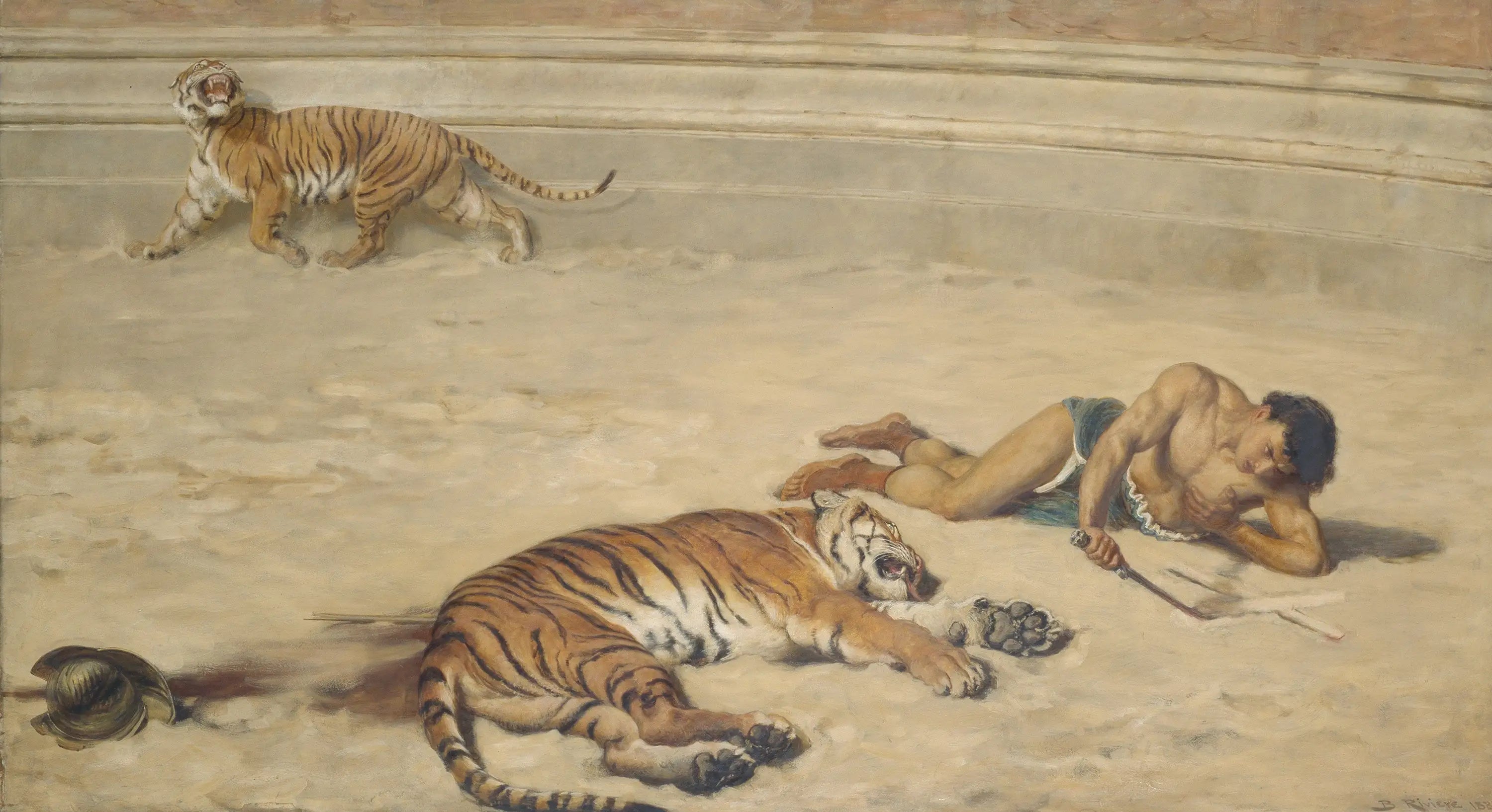 Des vacances romaines - Briton Rivière - Alpha Reproduction