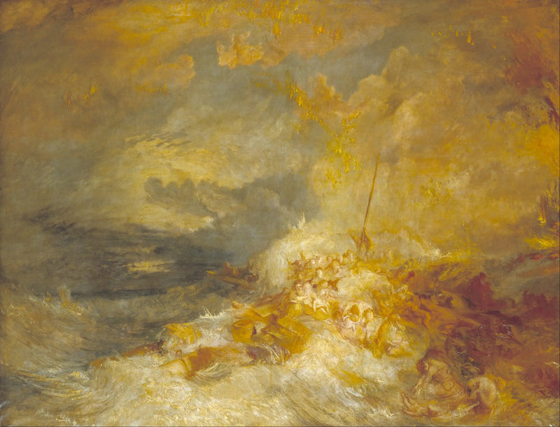 Disastro in mare - J. M. W. Turner