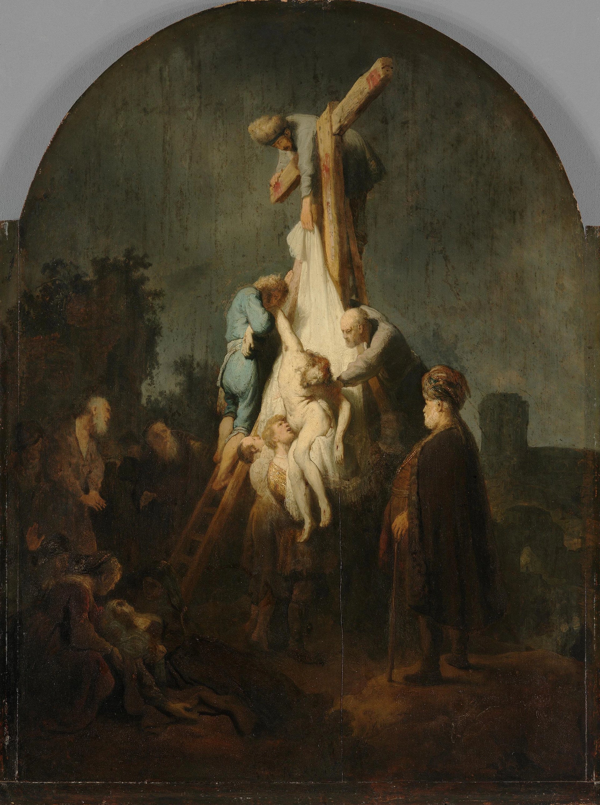 La Descente de Croix — Rembrandt, 1632–1633, Alte Pinakothek Munich