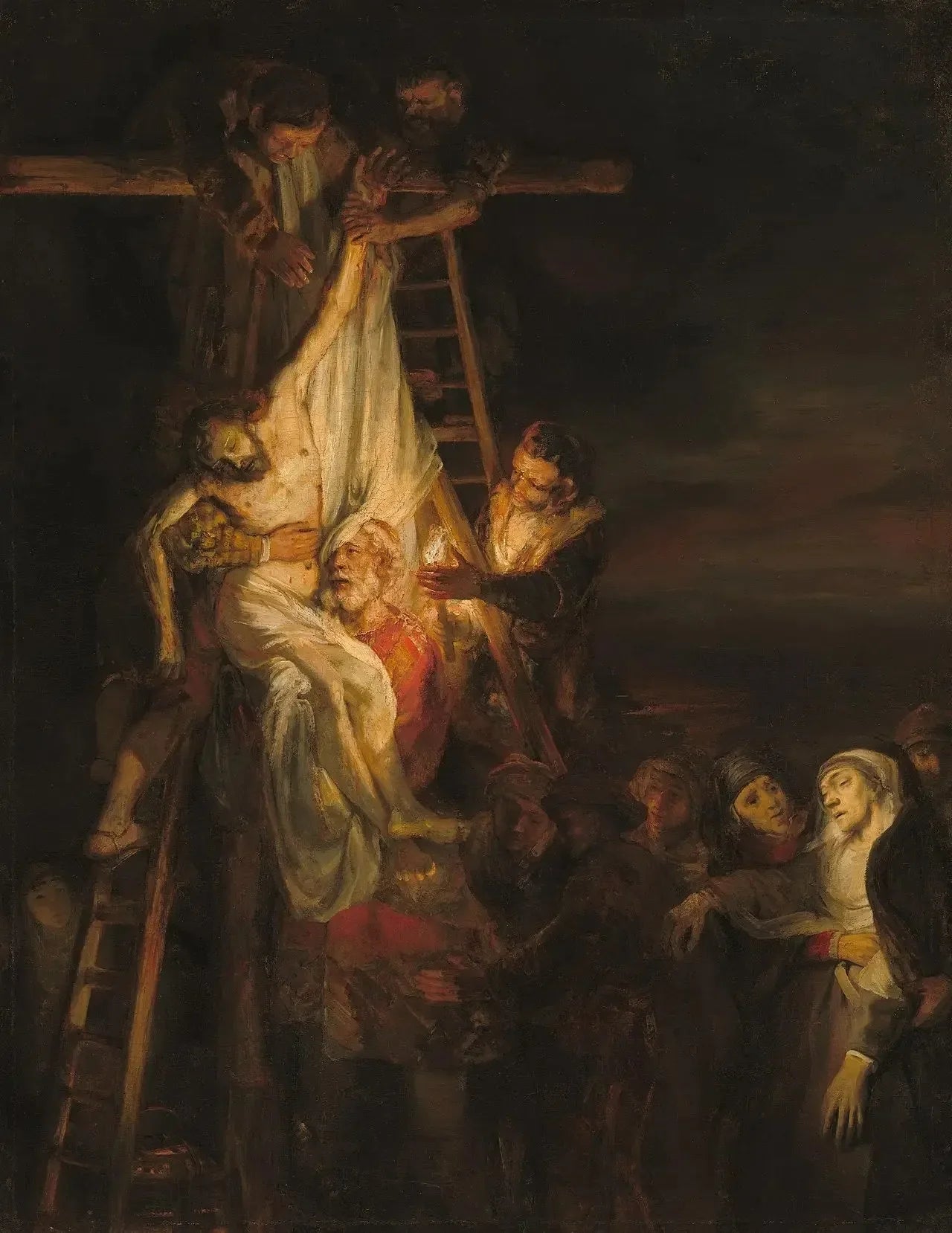 Descente de Croix - Rembrandt image 1 reproduction artisanale de tableau