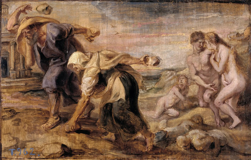 Deucalione e Pirra - Peter Paul Rubens