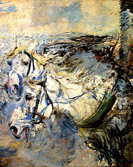 Due cavalli bianchi - Giovanni Boldini