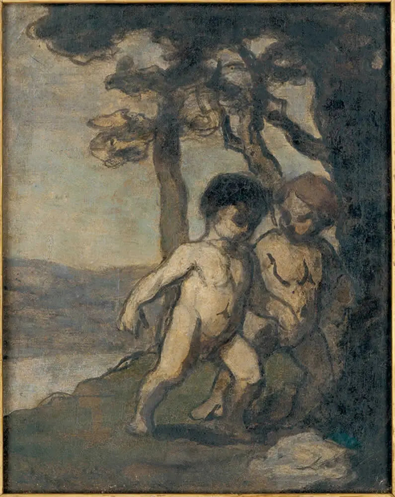 Due bambini - Honoré Daumier