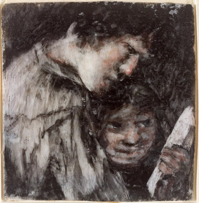 Due bambini che guardano un libro - Francisco de Goya