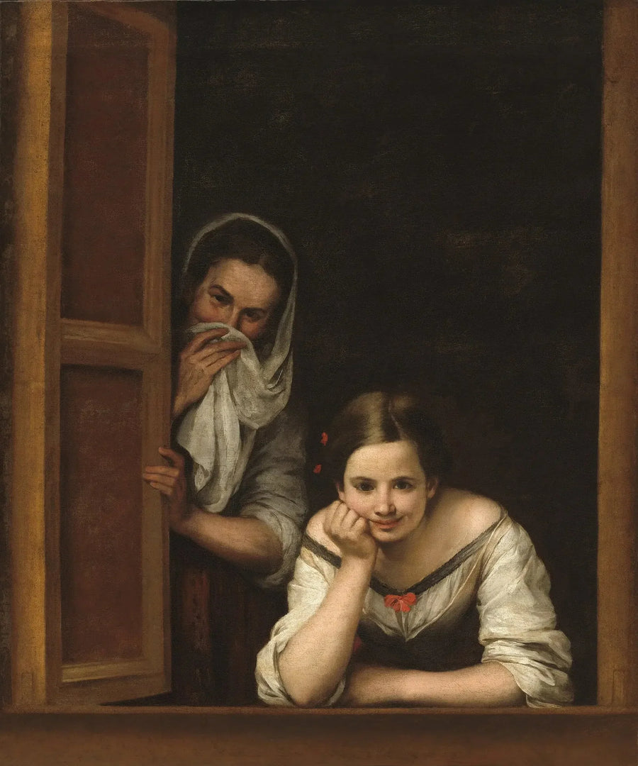 Due donne alla finestra - Bartolomé Esteban Murillo