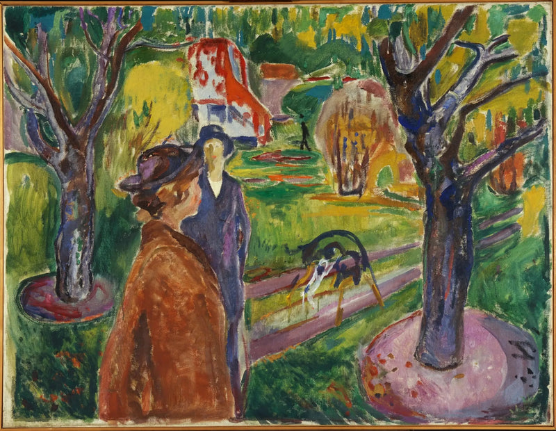 Due donne nel giardino - Edvard Munch