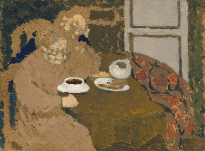 Due donne che bevono caffè - Édouard Vuillard