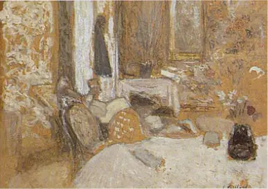Due donne in un salotto - Édouard Vuillard