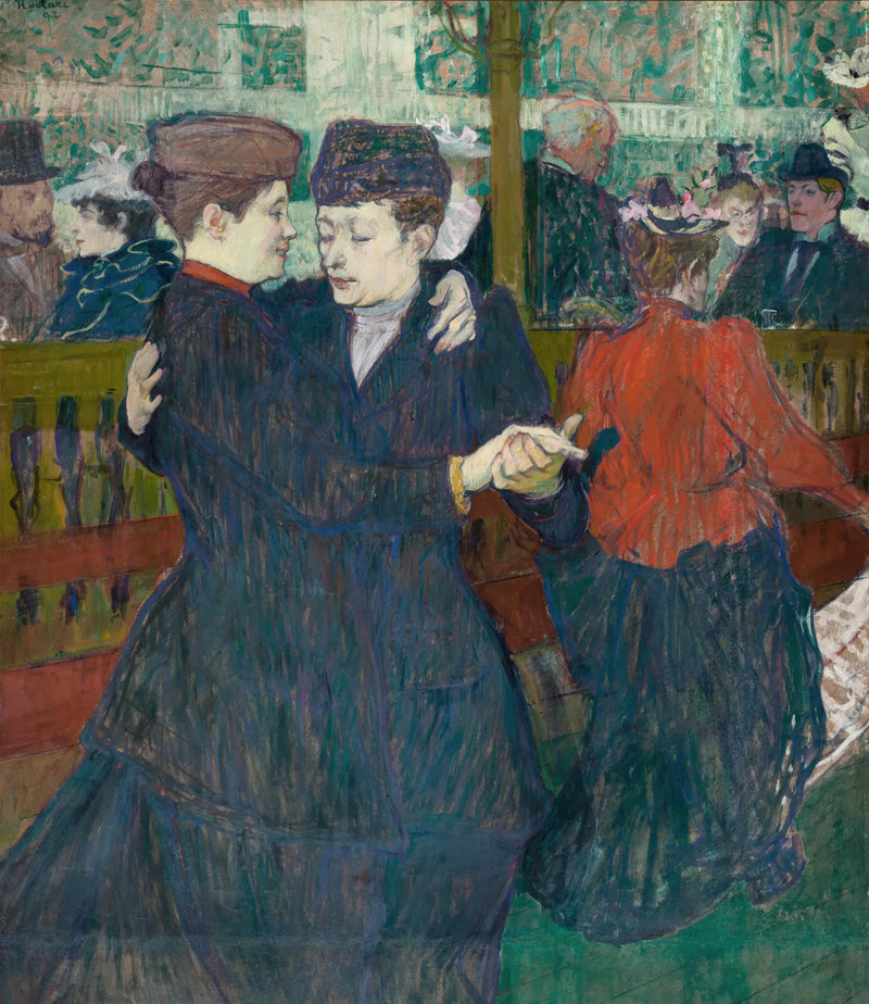 Due donne che ballano al Moulin-Rouge - Henri de Toulouse-Lautrec