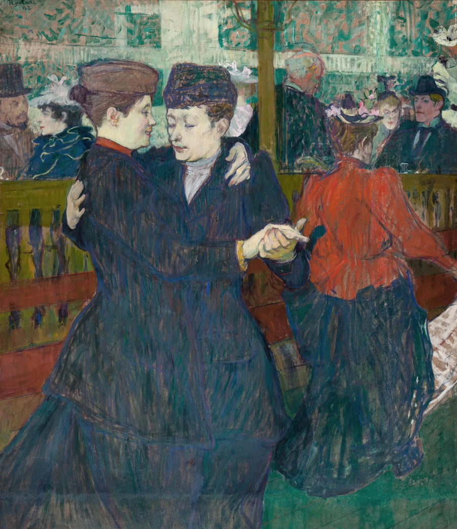 Due donne che ballano al Moulin-Rouge - Henri de Toulouse-Lautrec
