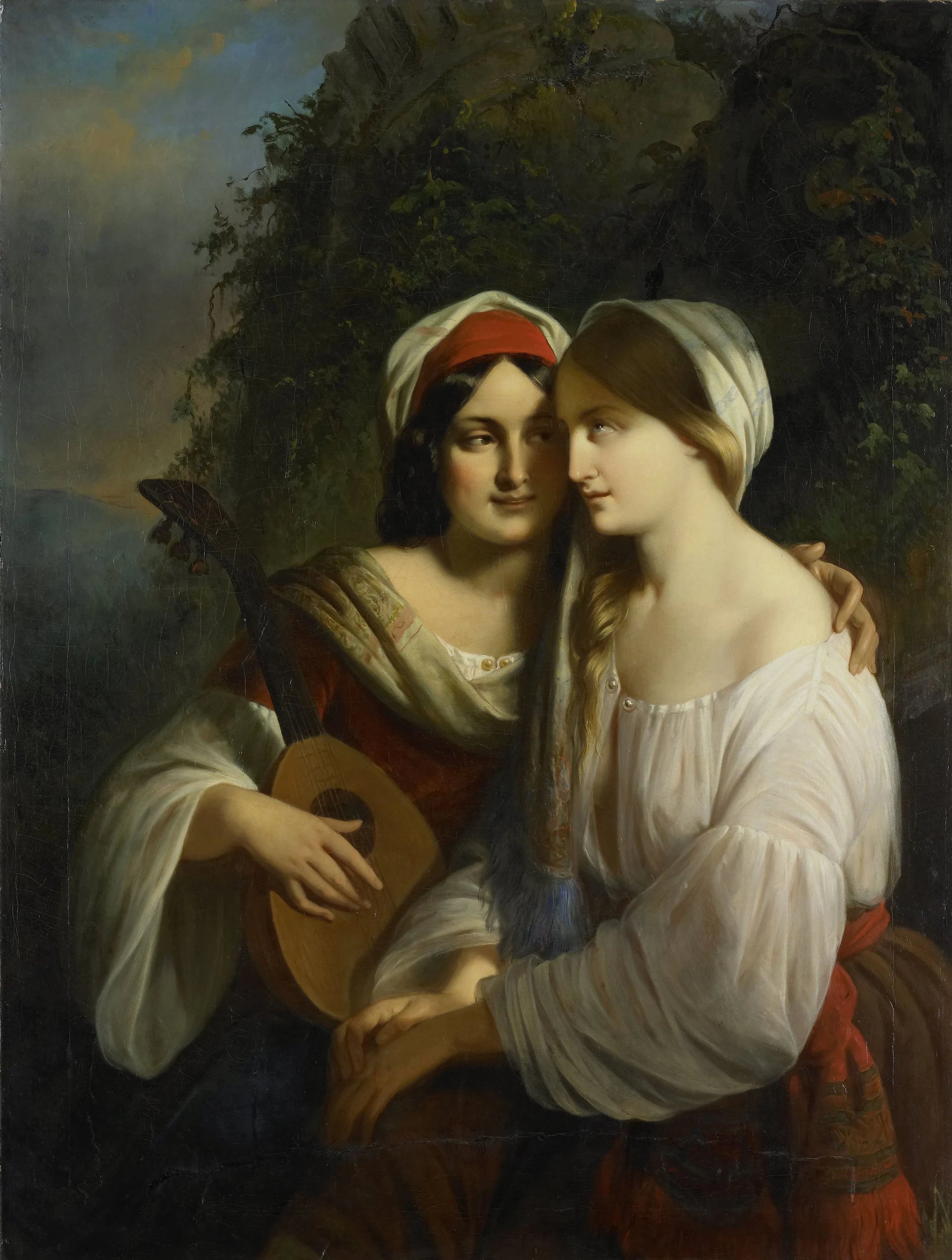 Deux femmes en robe italienne - Moritz Calisch