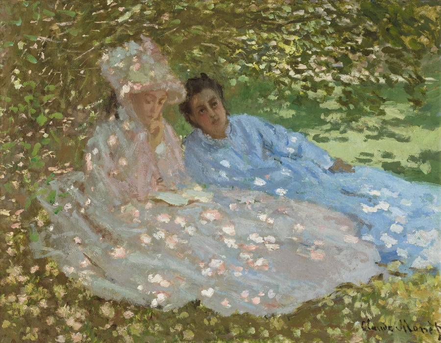 Due donne in un giardino, 1872 circa - Claude Monet