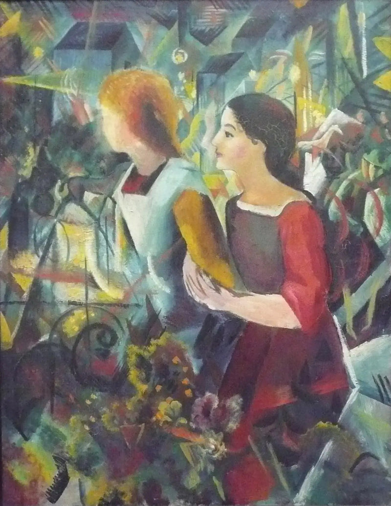 Due ragazze - August Macke
