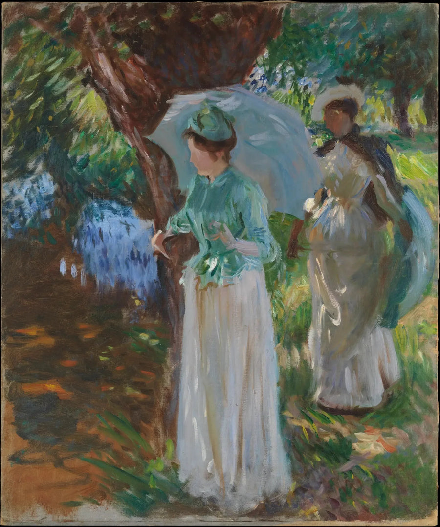 Due ragazze con ombrellini - John Singer Sargent