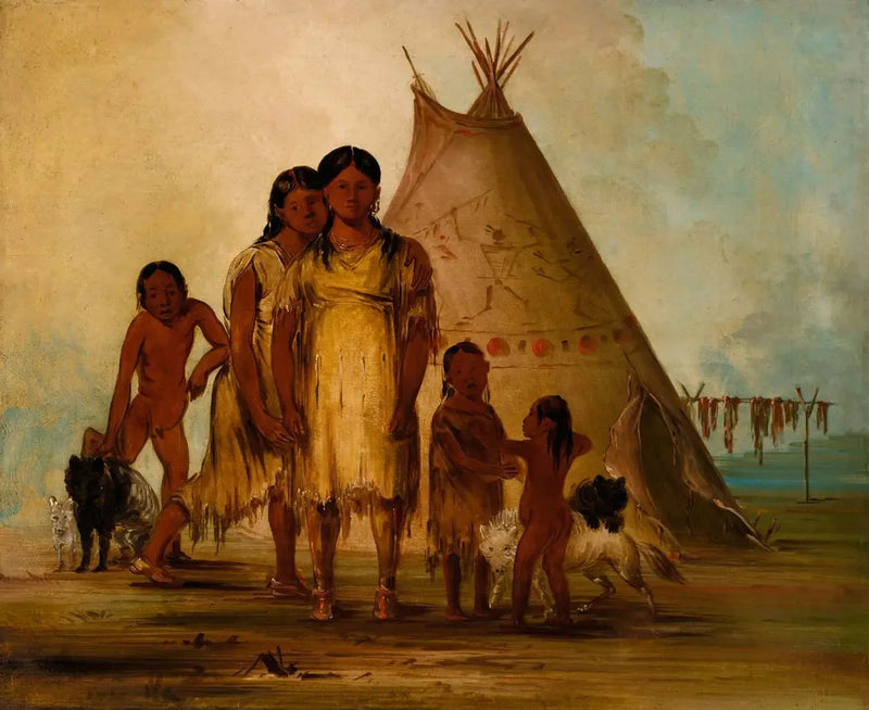 Due ragazze comanche - George Catlin