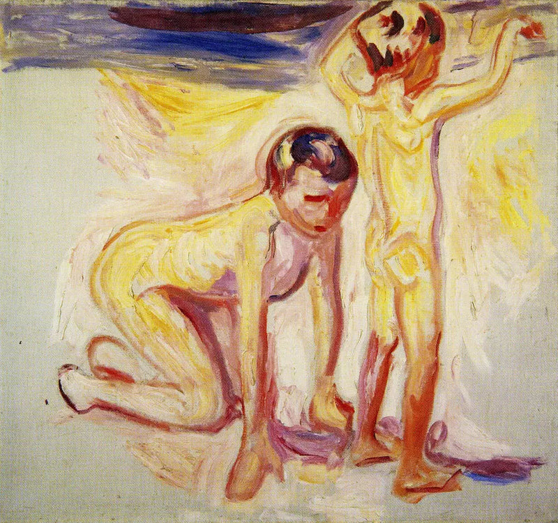 Due ragazzi sulla spiaggia - Edvard Munch