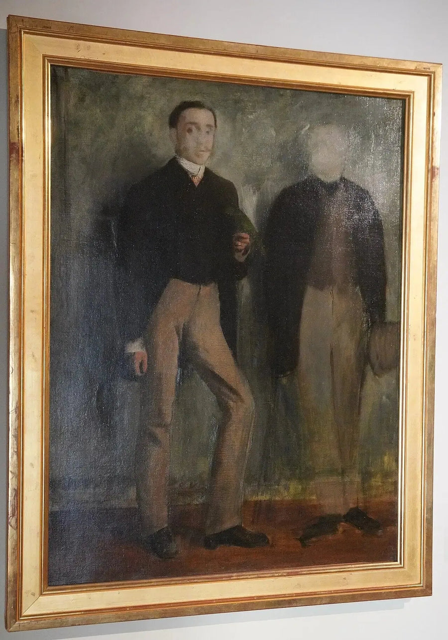 Due uomini a piedi - Edgar Degas