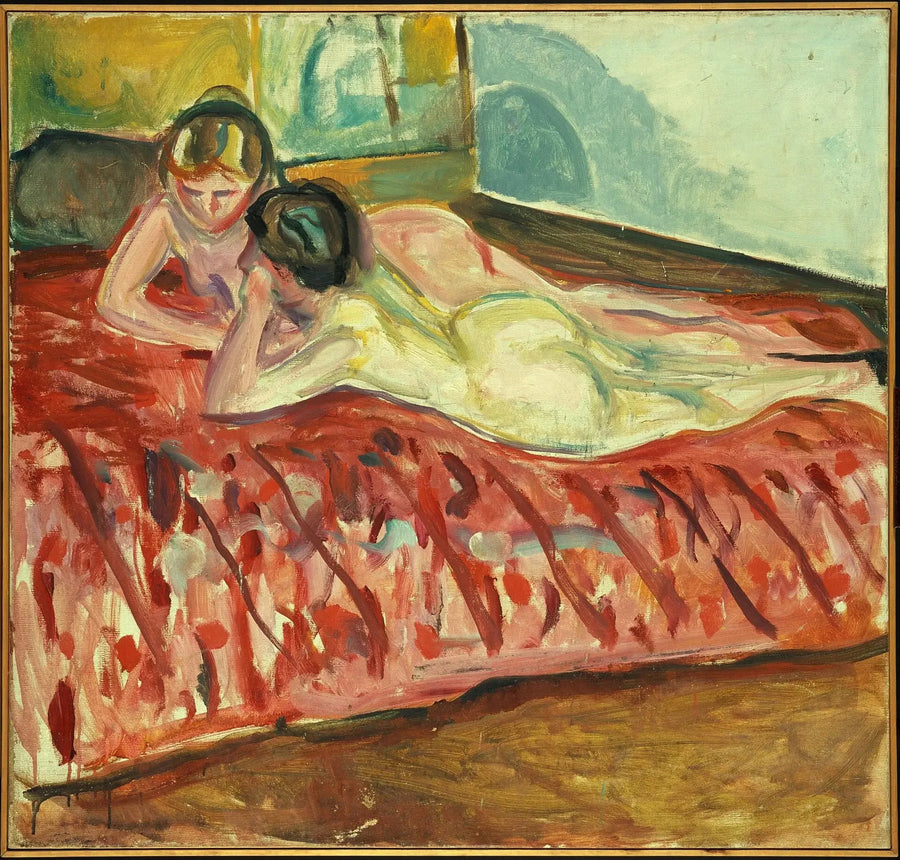 Due Nudi distesi - Edvard Munch