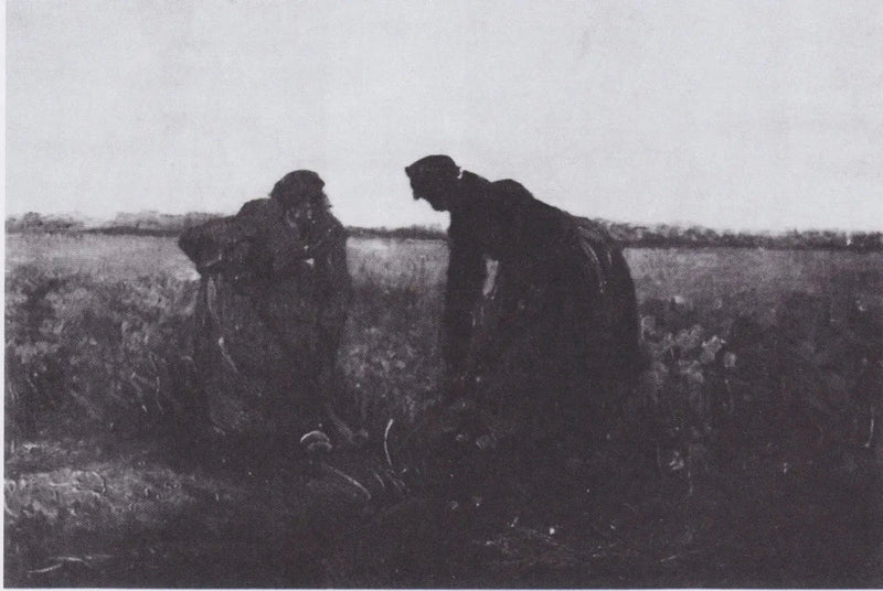 Due contadine che scavano - Vincent van Gogh