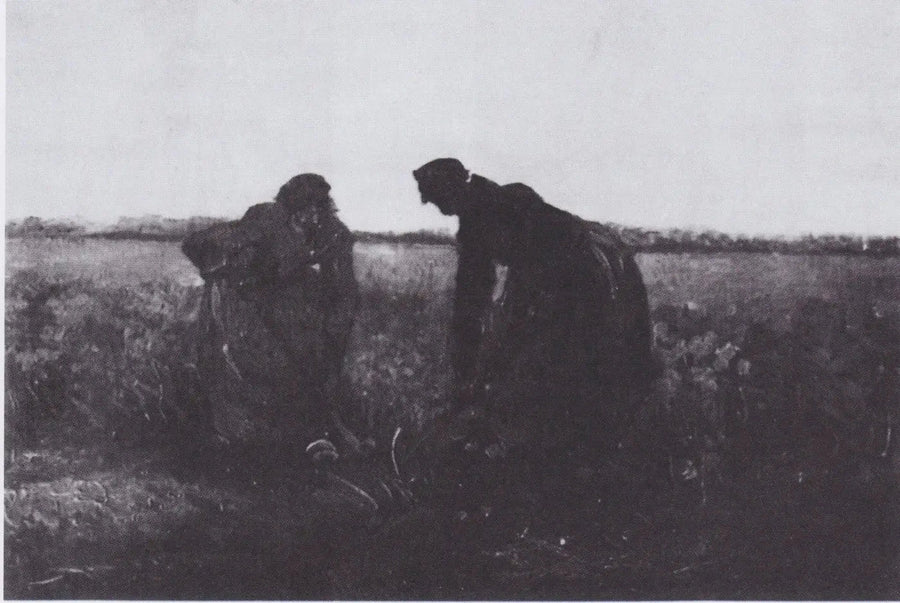 Due contadine che scavano - Vincent van Gogh