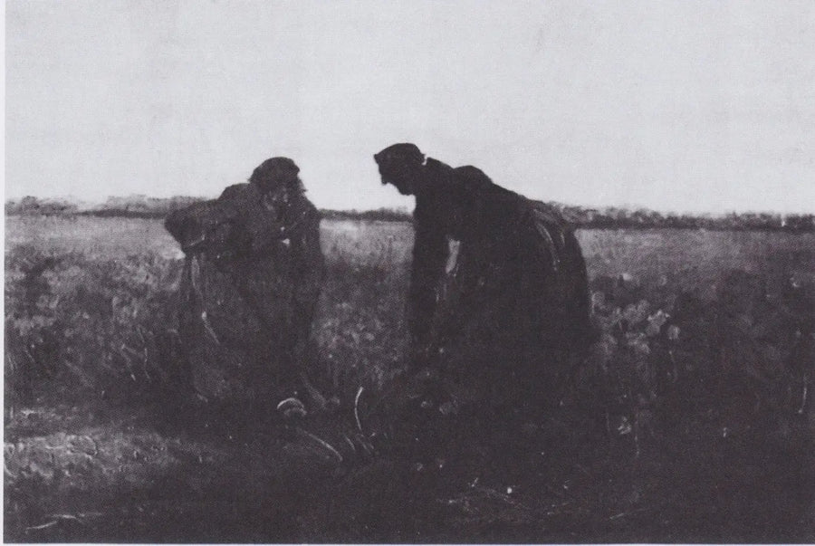Due contadine che scavano - Vincent van Gogh