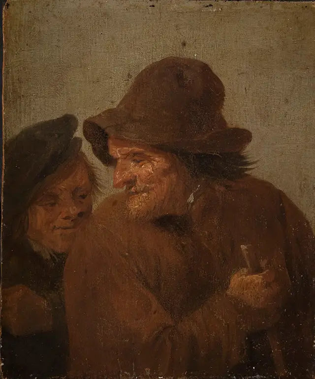 Due contadini - David Teniers il Giovane