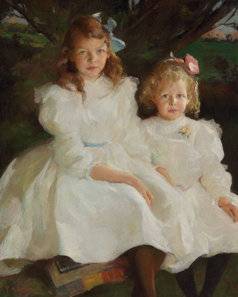 Due bambine - Frank Weston Benson