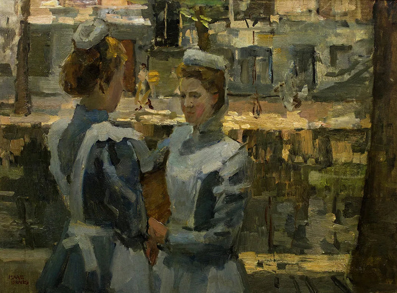 Due fanciulle su un canale – Amsterdam – Isaac Israel