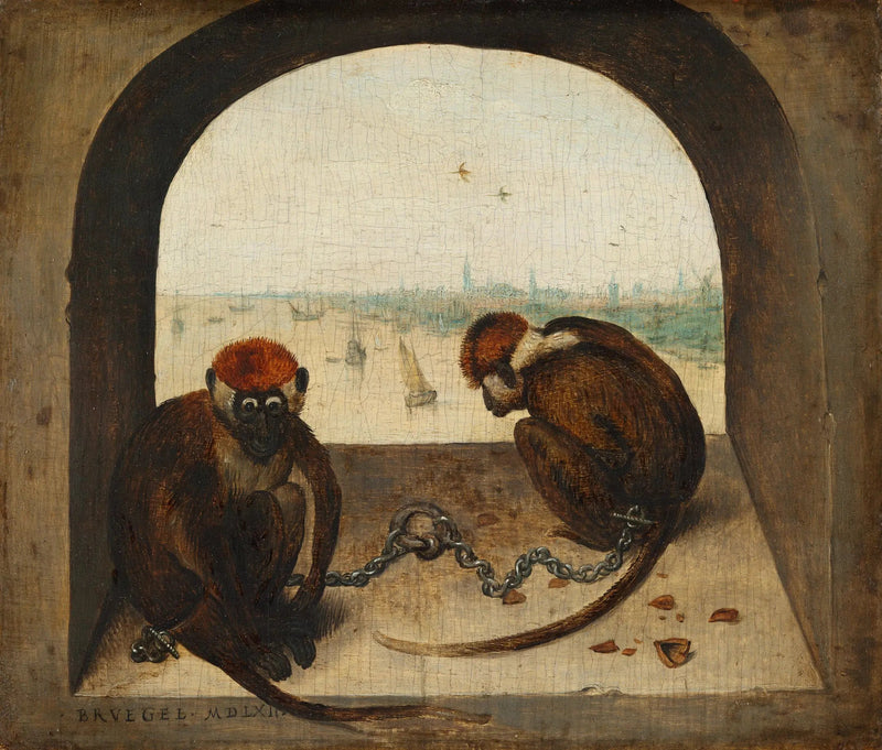 Due Scimmie - Pieter Brueghel il Vecchio