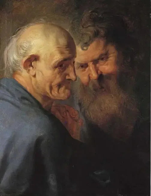 Due teste di apostoli - Peter Paul Rubens