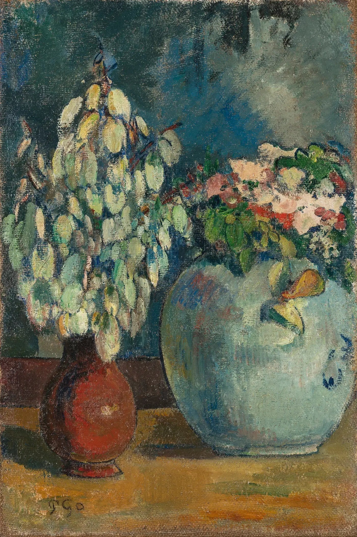 Deux vases de fleurs - Paul Gauguin image 1 reproduction d’œuvre d’art à l’huile