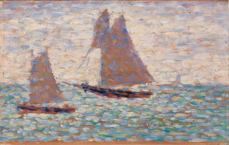 Due velieri a Grandcamp - Georges Seurat