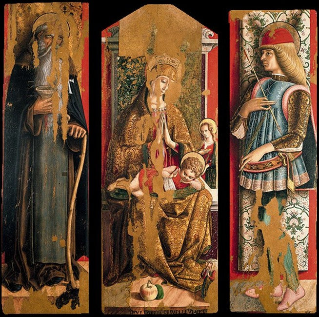 Deuxième triptyque - Carlo Crivelli - Alpha Reproduction