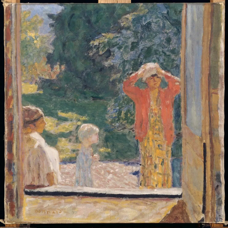 Davanti alla finestra a Grand-Lemps - Pierre Bonnard