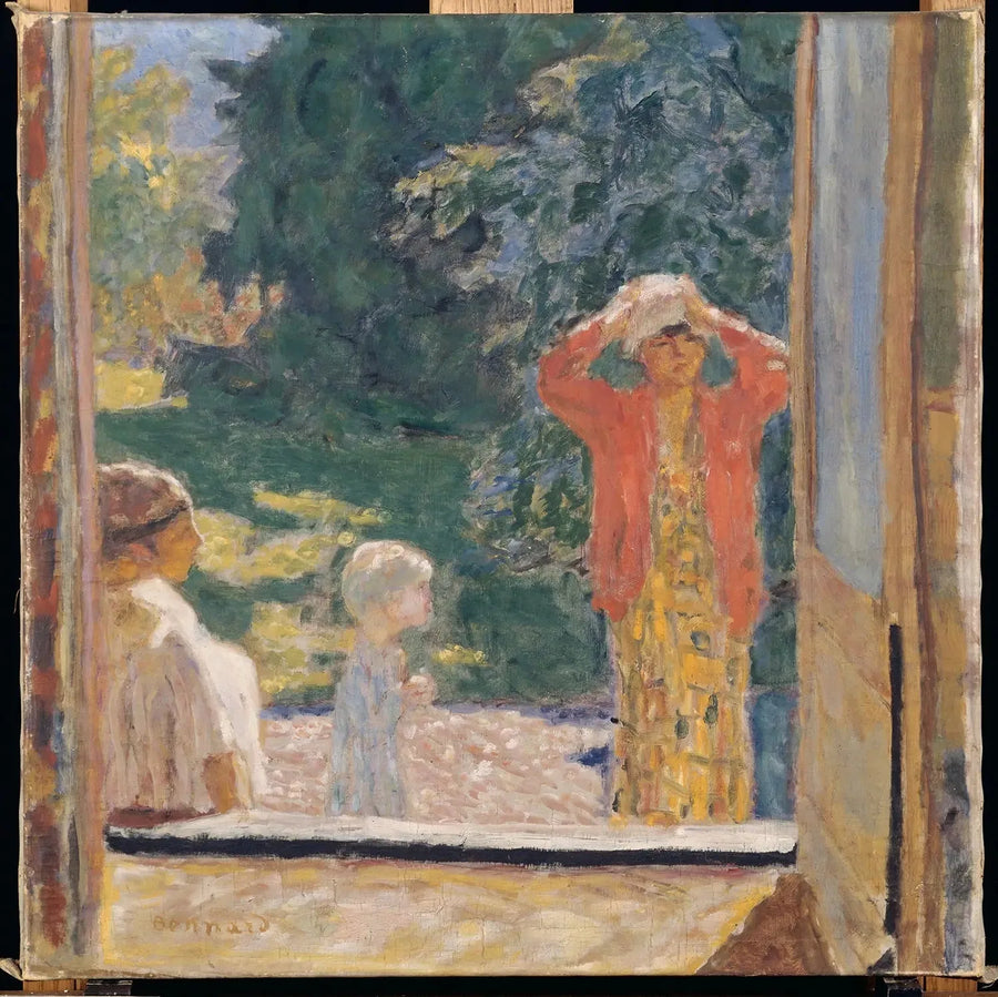 Davanti alla finestra a Grand-Lemps - Pierre Bonnard