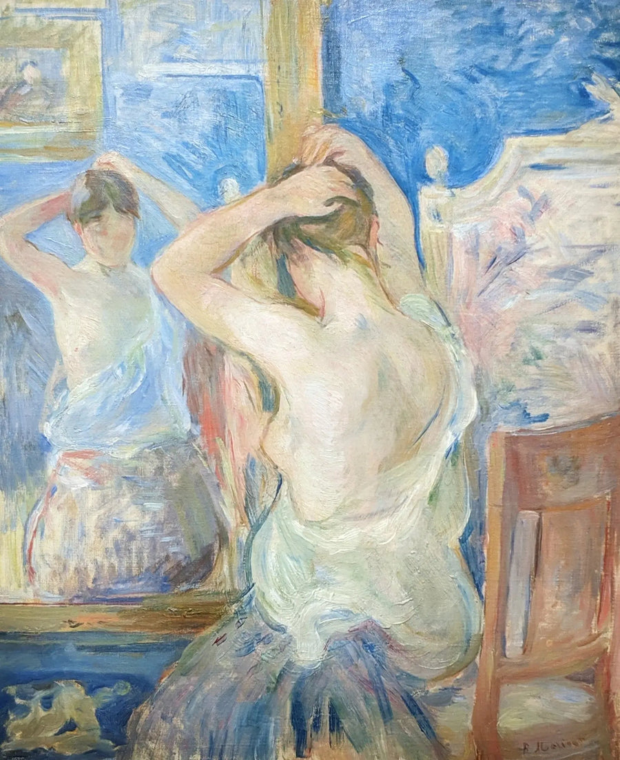 Davanti allo specchio - Berthe Morisot