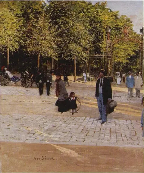 Davanti al parco Monceau - Jean Béroud