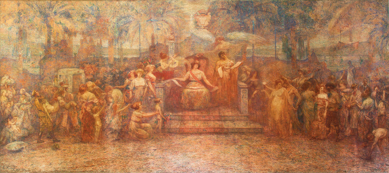 Deveres da Cidade (Painel central do Tr��ptico) - Eliseu Visconti