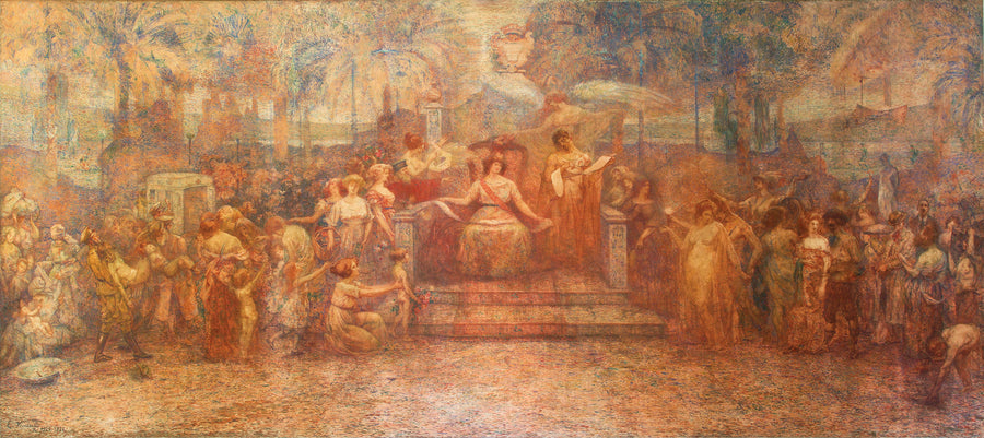 Deveres da Cidade (Painel central do Tr��ptico) - Eliseu Visconti