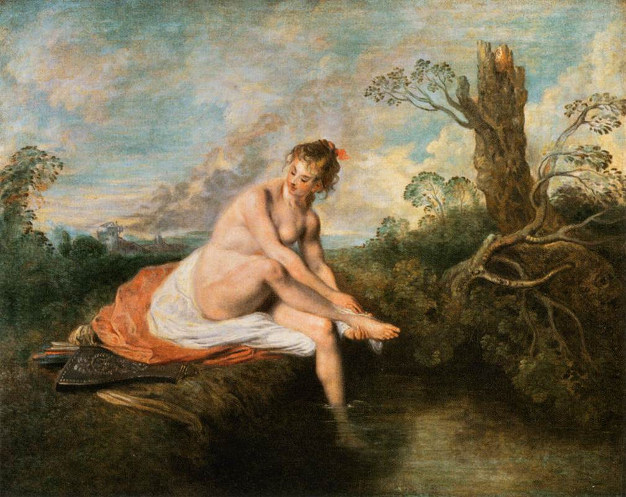 Diane al bagno - Antoine Watteau