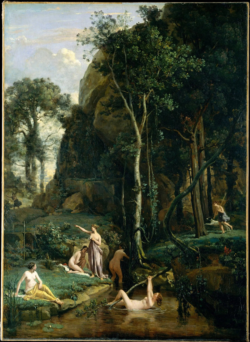 Diane e Atteone - Jean-Baptiste Camille Corot